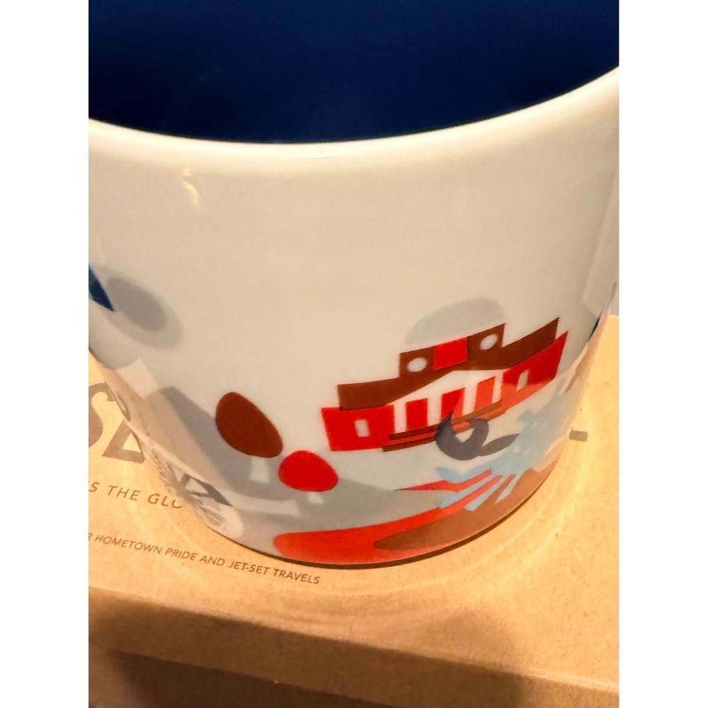 Starbucks You Are Here Collection Virginia‎ Coffee Mug 14oz Blue Interior 2015 - Picture 5 of 5
